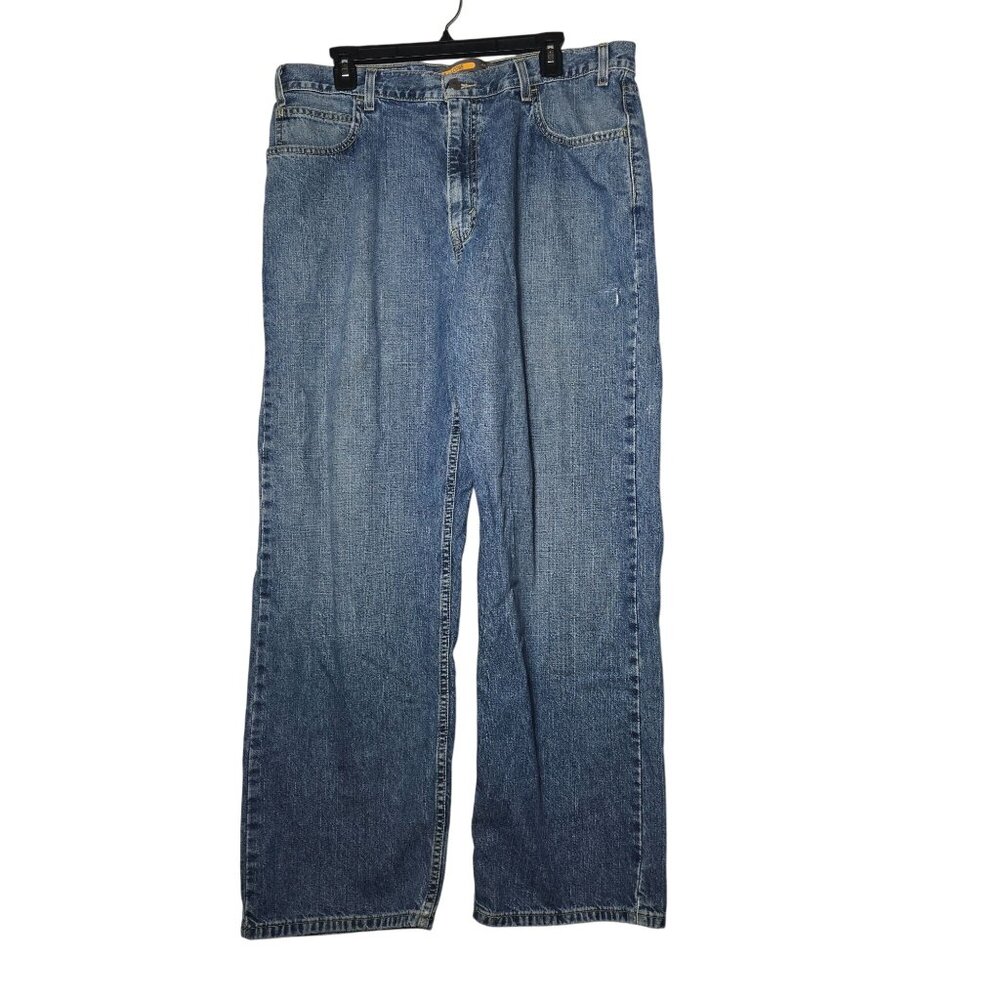Levis Silver Tab Low Rise Loose Fit Denim Blue Jeans 36/32‎ Y2K Grunge Vintage